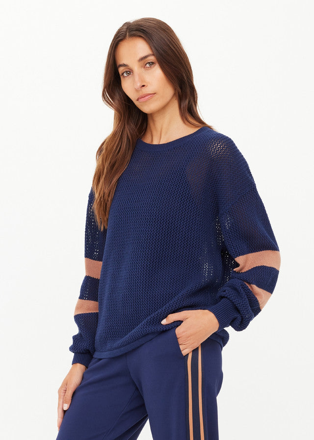 Fenway Sebastian Knit Crew - Navy