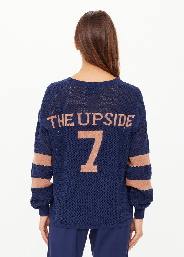 Fenway Sebastian Knit Crew - Navy
