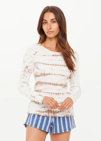 Ayla Chrissy Long Sleeve Top - Tie Dye