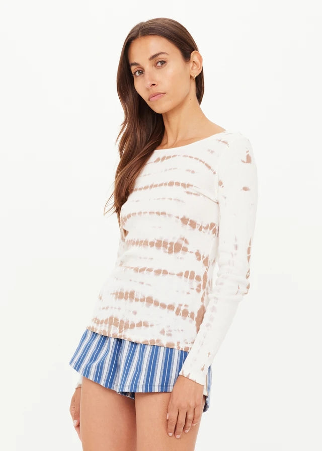 Ayla Chrissy Long Sleeve Top - Tie Dye