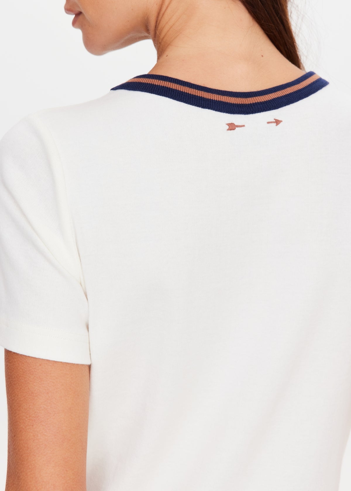 Zahra Rib Tee - Cream