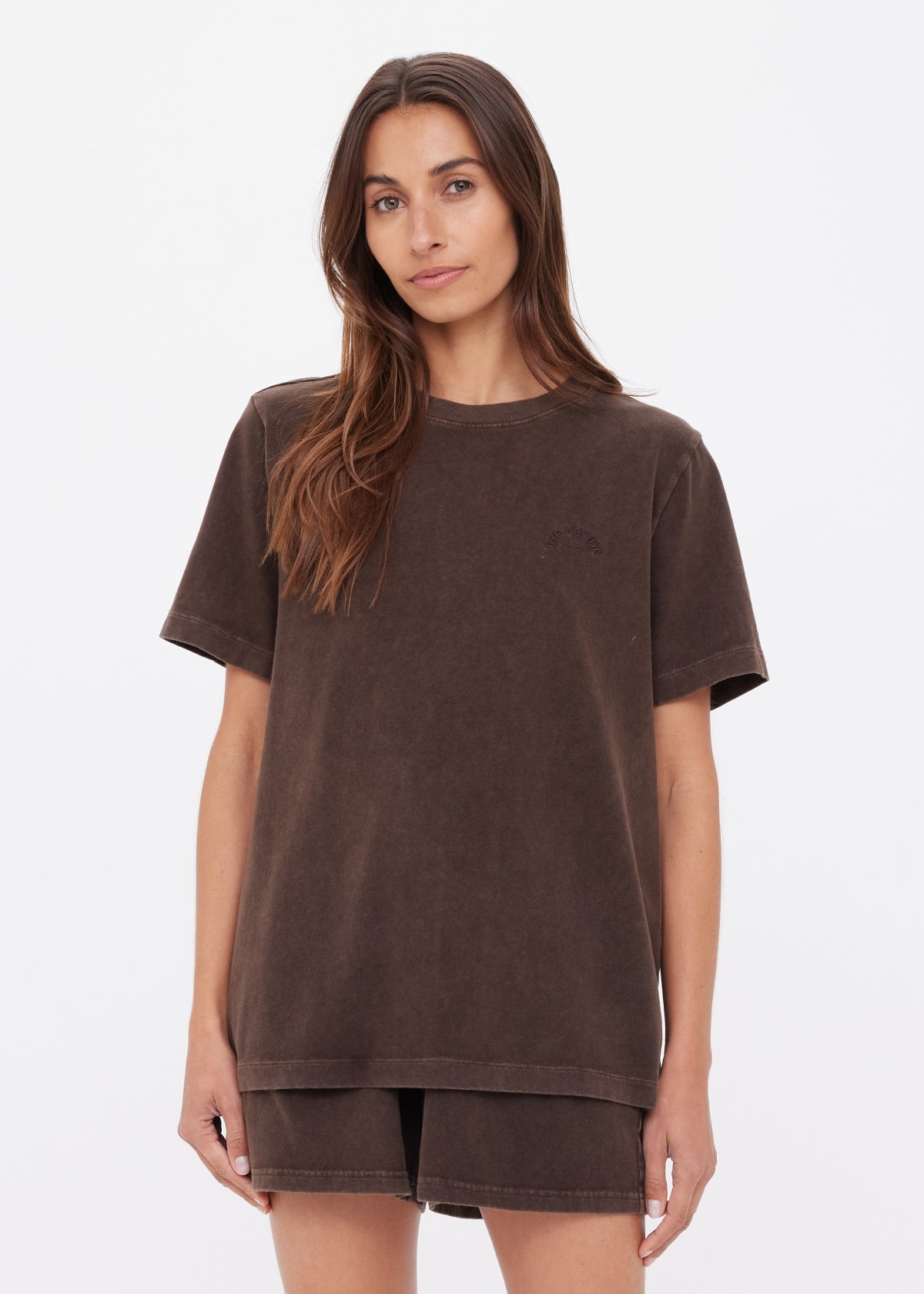 Soho Eva Crew Neck Tee - Cocoa