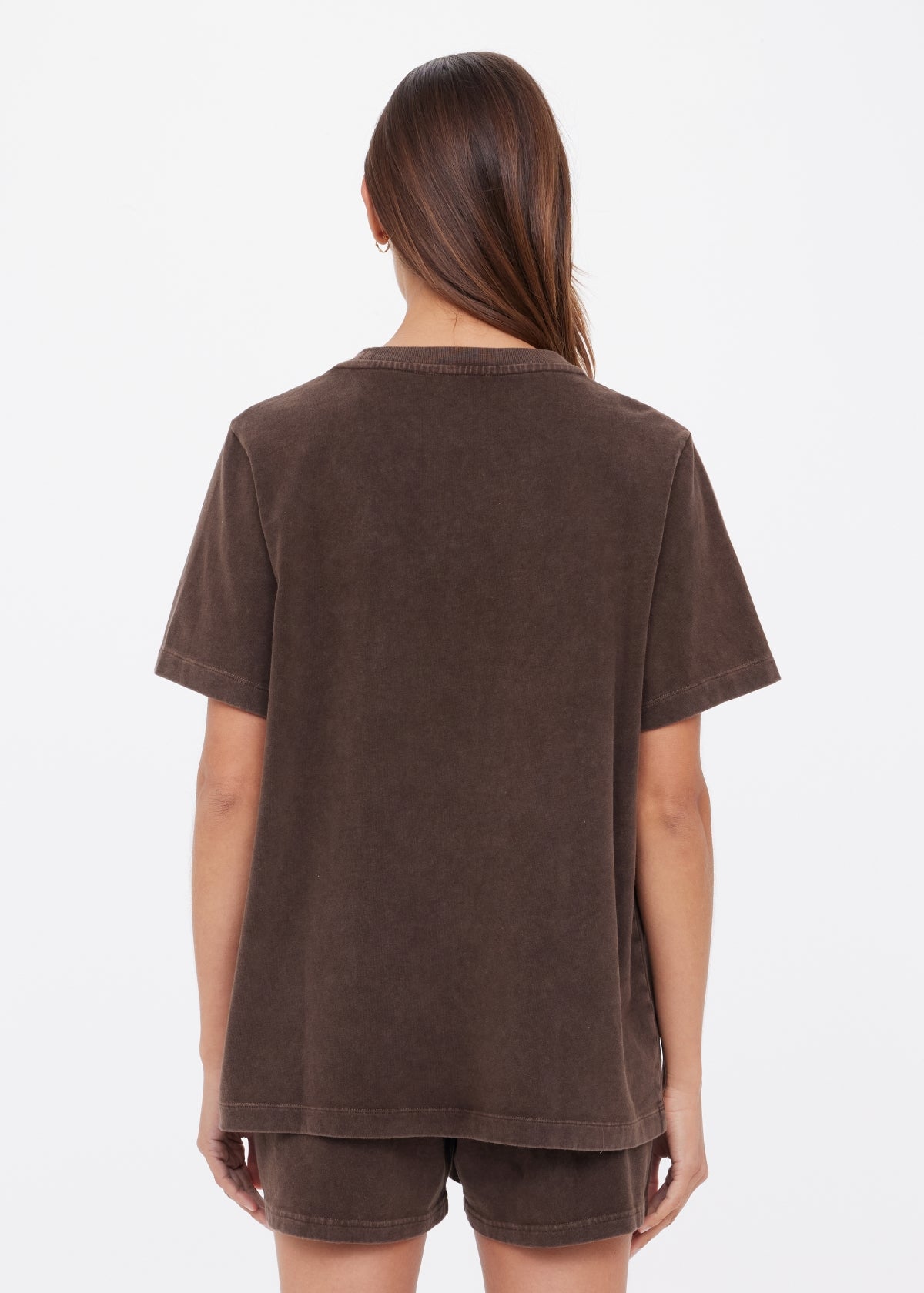 Soho Eva Crew Neck Tee - Cocoa