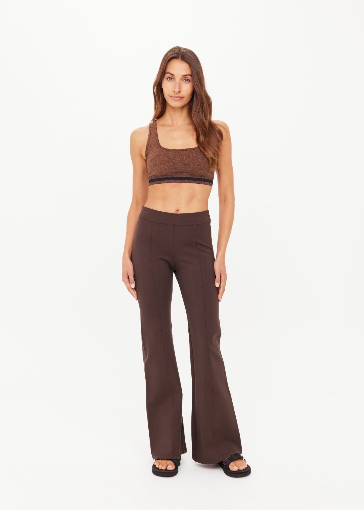 Joyela Flare Pant - Cocoa