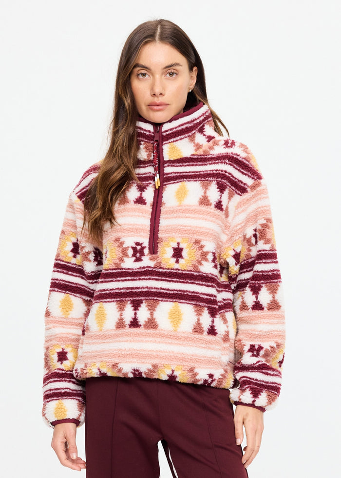 Harlow Fleece Pullover - Aztec