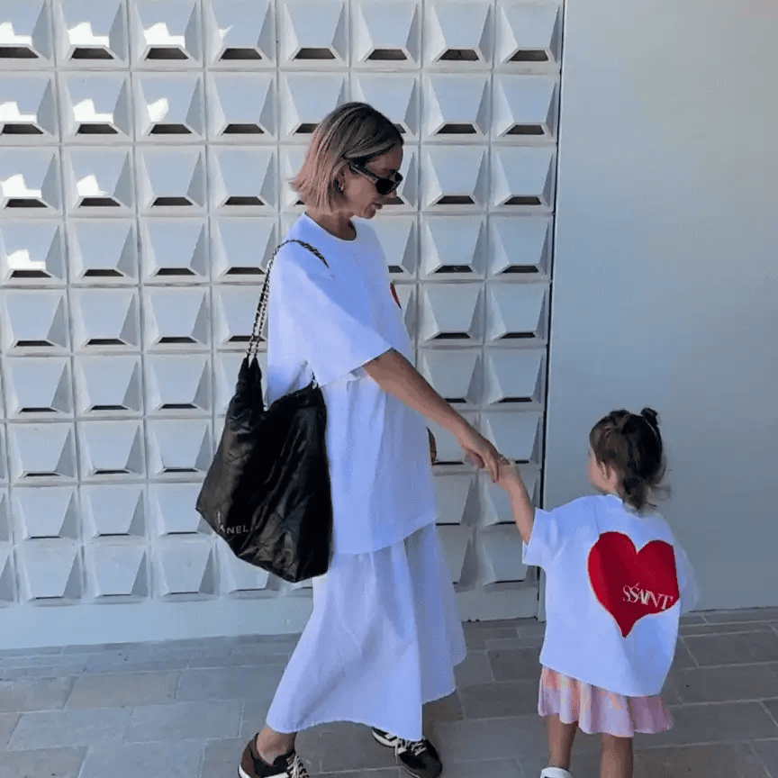 KIDS HEART TEE - RED