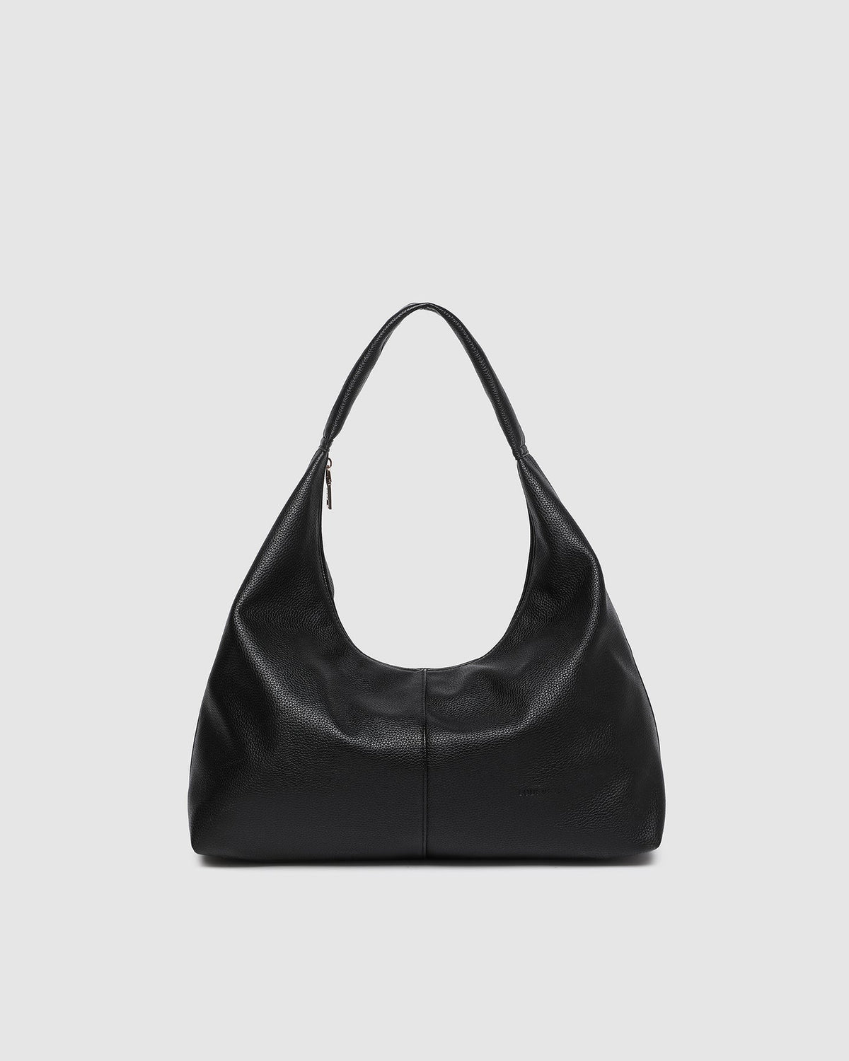 Valentina Slouch Shoulder Bag - Black. Louenhide