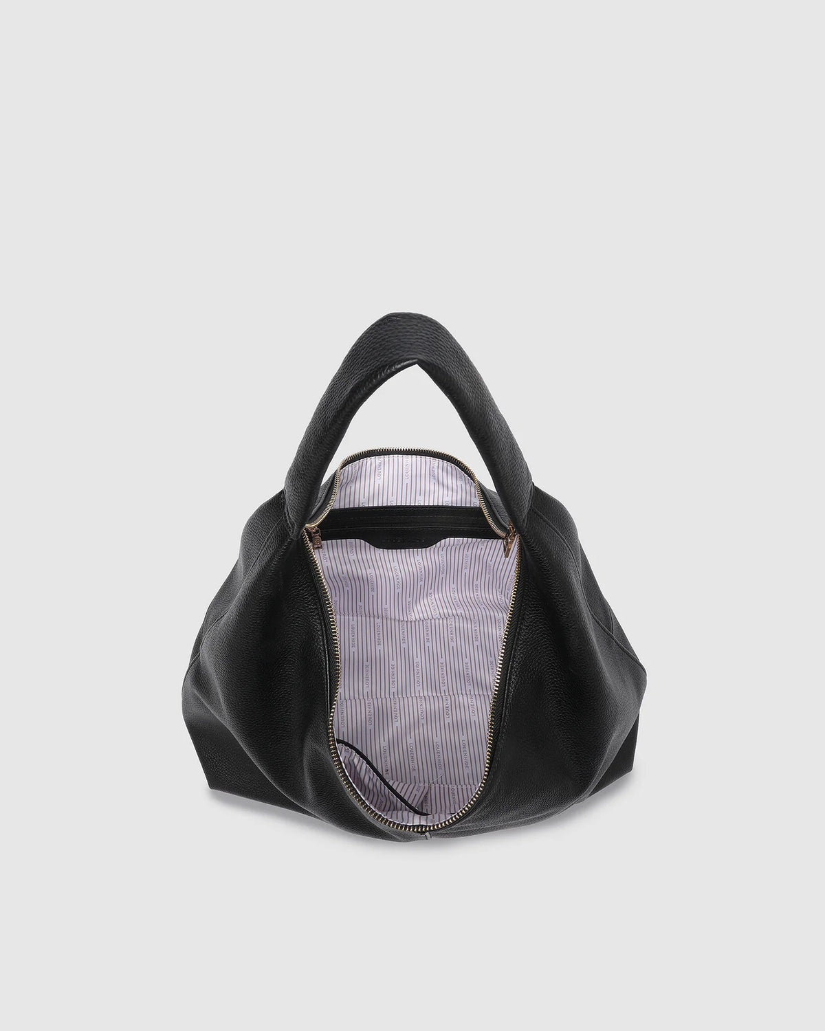 Valentina Slouch Shoulder Bag - Black. Louenhide