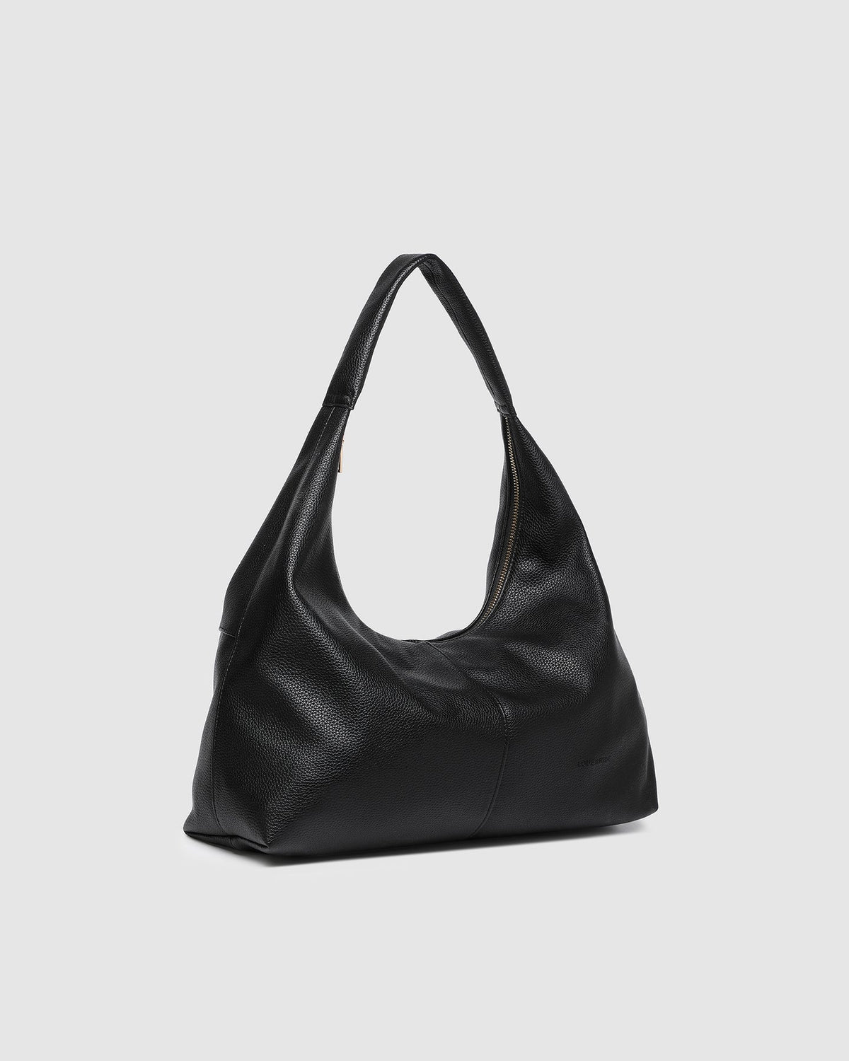 Valentina Slouch Shoulder Bag - Black. Louenhide