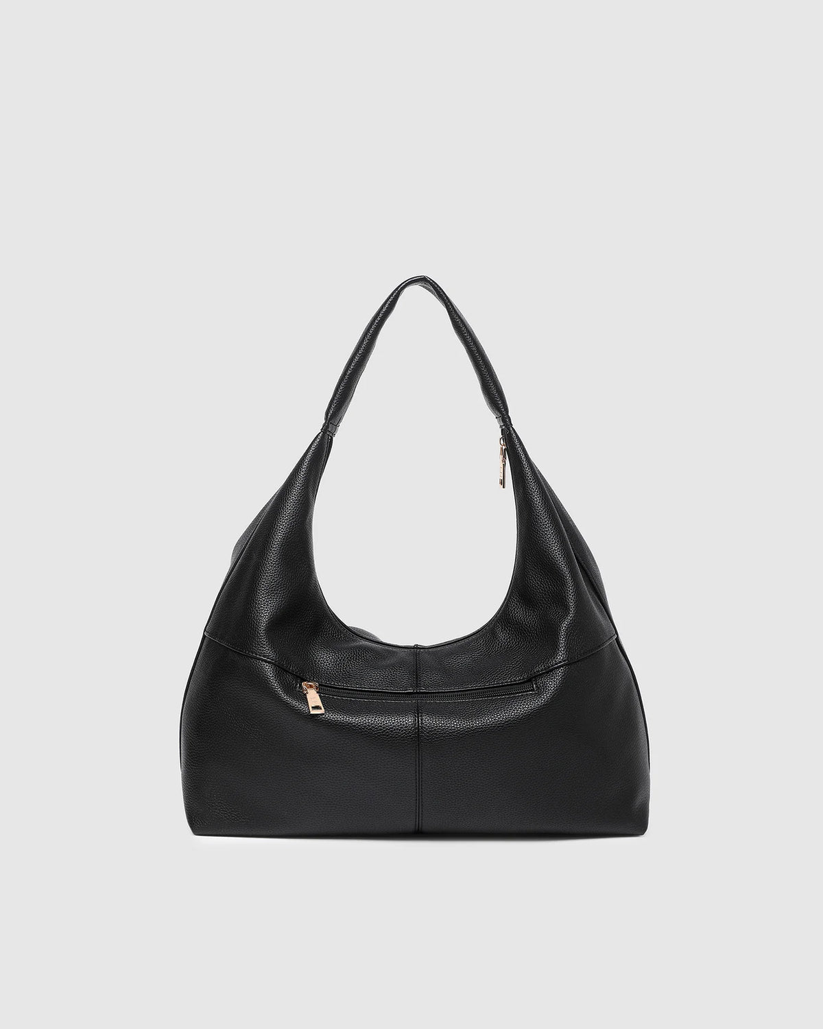 Valentina Slouch Shoulder Bag - Black. Louenhide