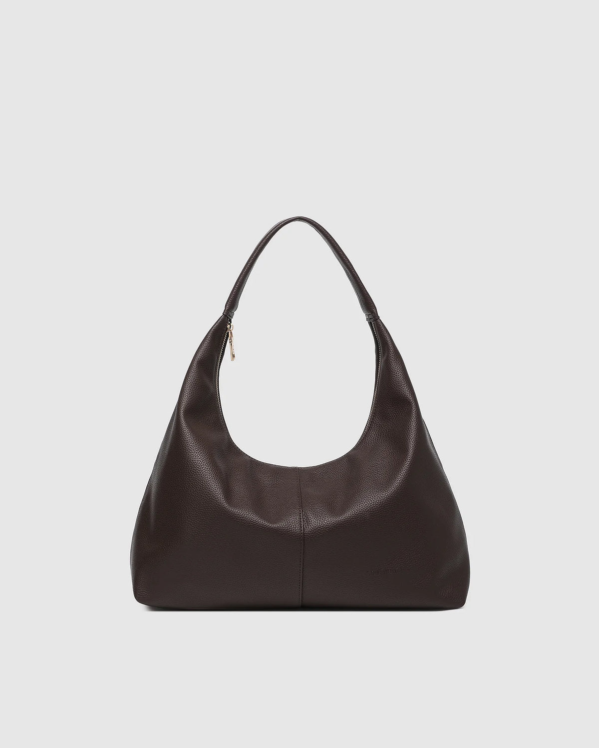 Valentina Slouch Shoulder Bag - Chocolate. Louenhide