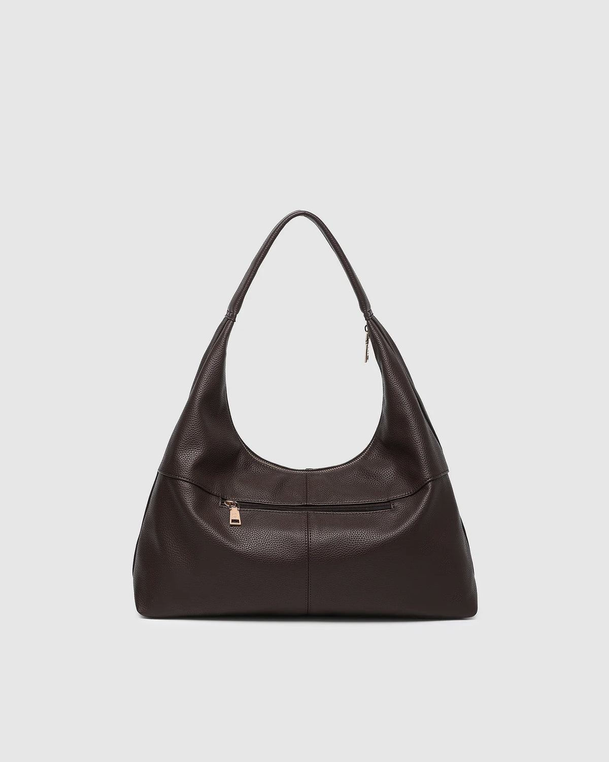 Valentina Slouch Shoulder Bag - Chocolate. Louenhide