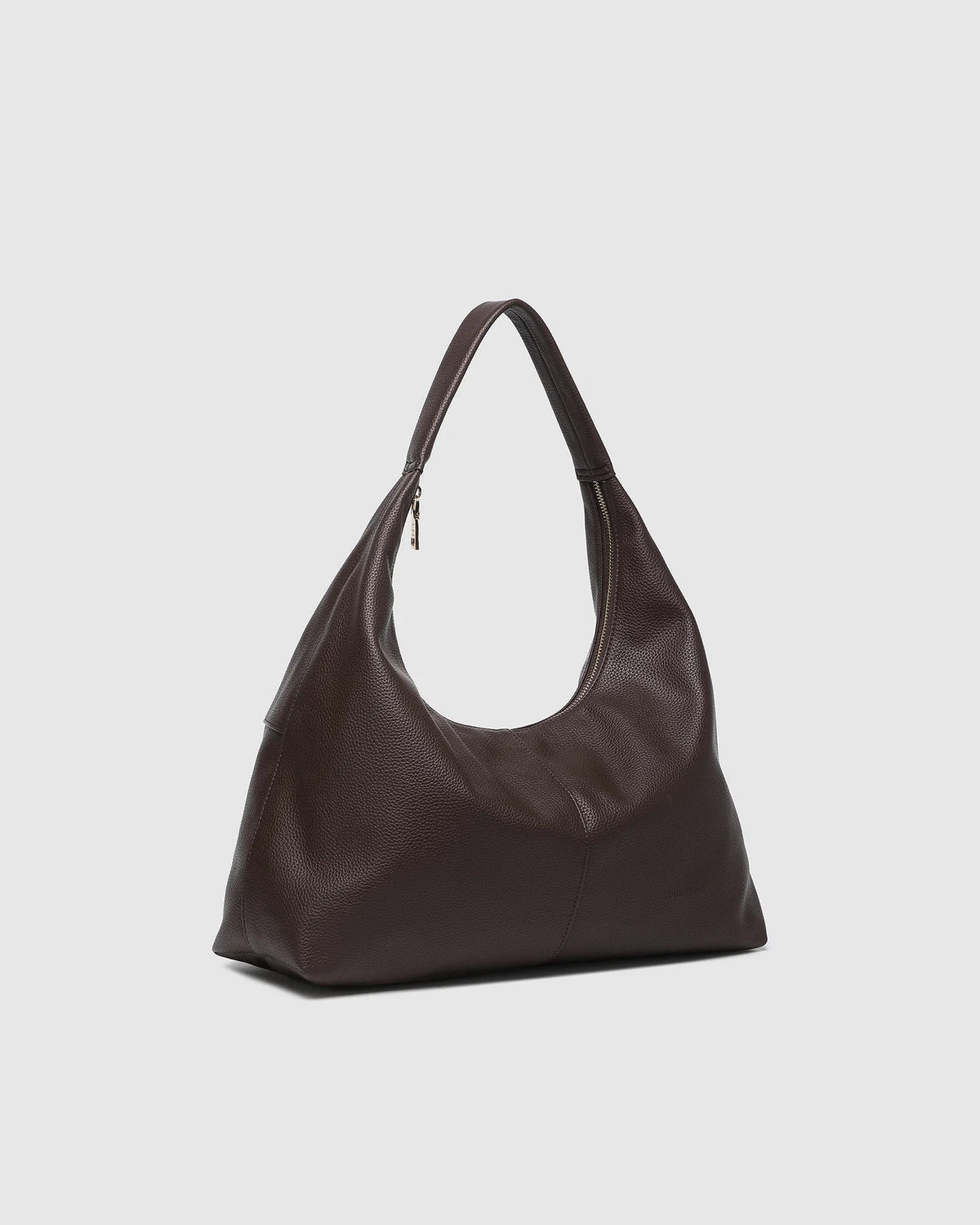Valentina Slouch Shoulder Bag - Chocolate. Louenhide