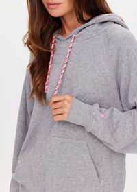Valley Raglan Hoddie - Grey Marle