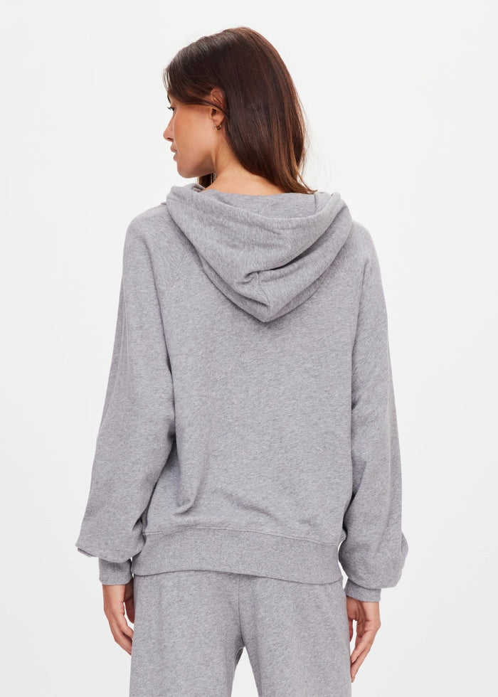 Valley Raglan Hoddie - Grey Marle
