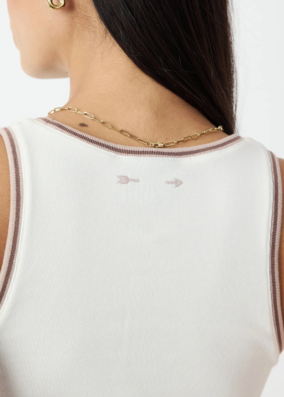 Victoria Rib Tank - Coconut