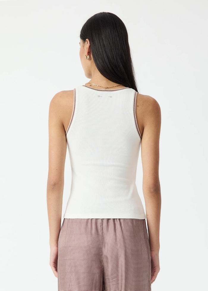 Victoria Rib Tank - Coconut