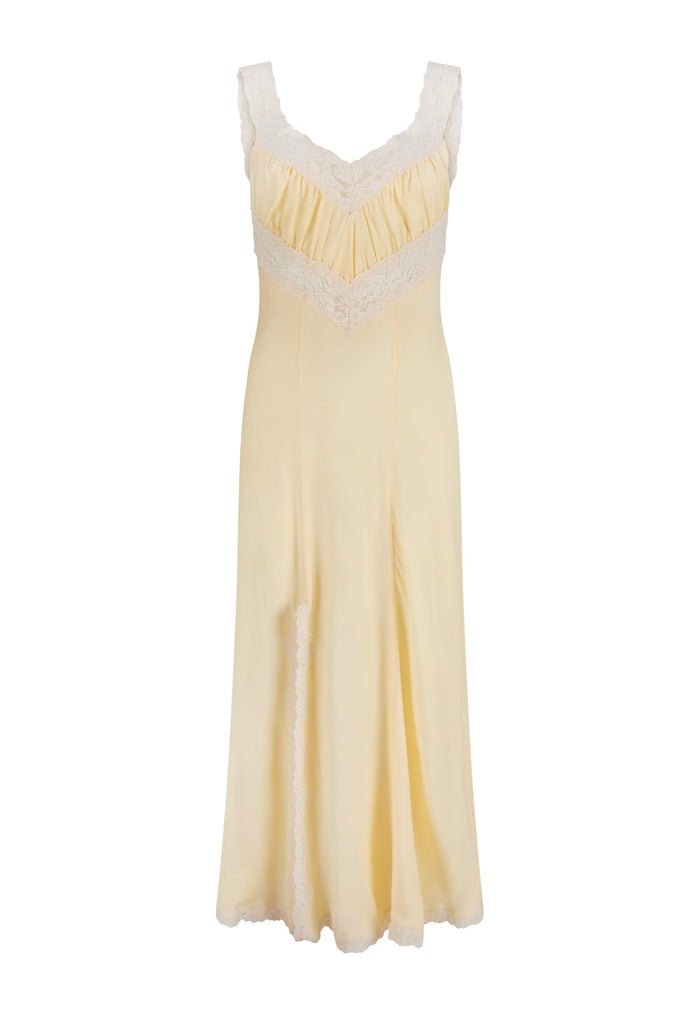 Vina Lace Slip Dress - Buttermilk