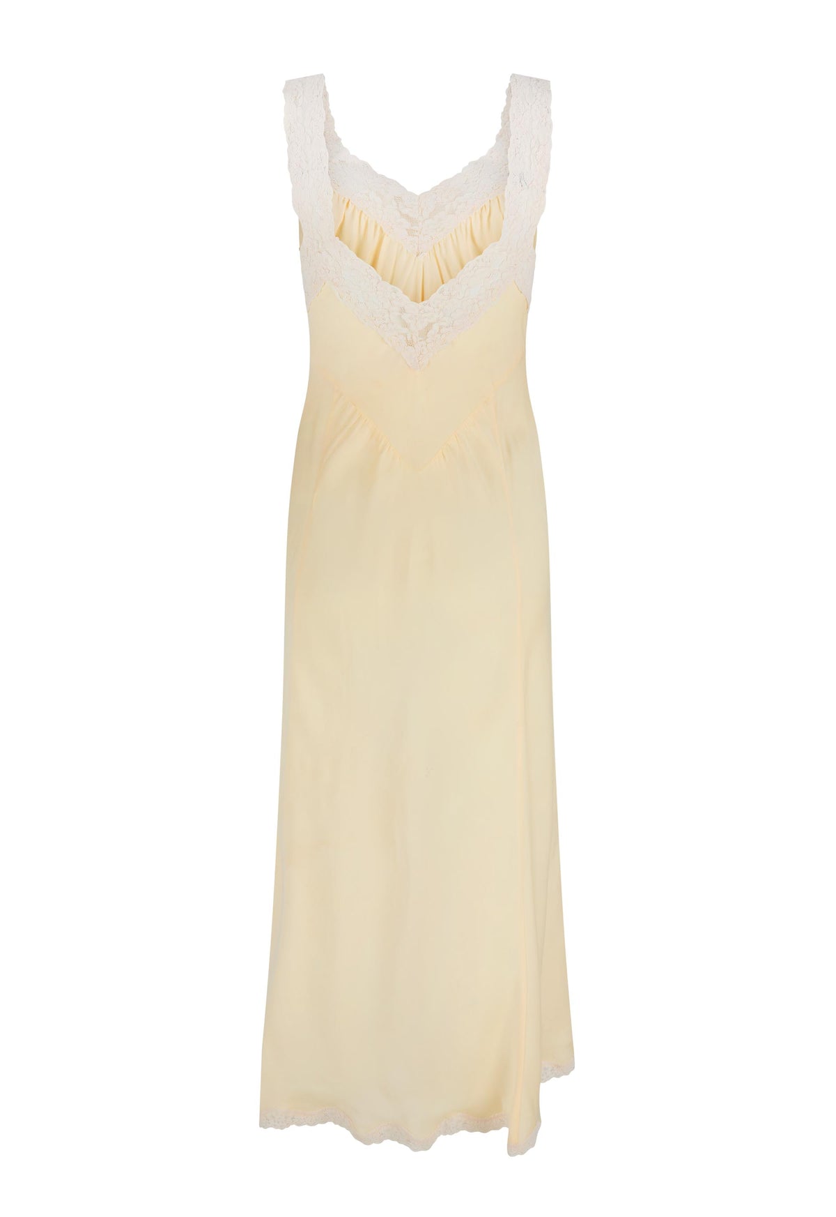 Vina Lace Slip Dress - Buttermilk