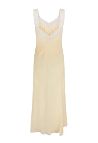 Vina Lace Slip Dress - Buttermilk