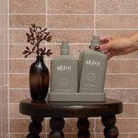 Wash & Lotion Duo - Willow Gum & Lemon Myrtle. Al.ive body