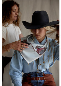 'Cowboy Bar' Cotton Bandana