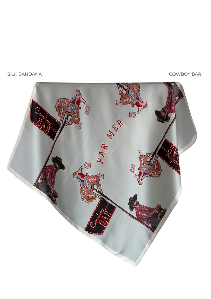 'Cowboy Bar' Cotton Bandana