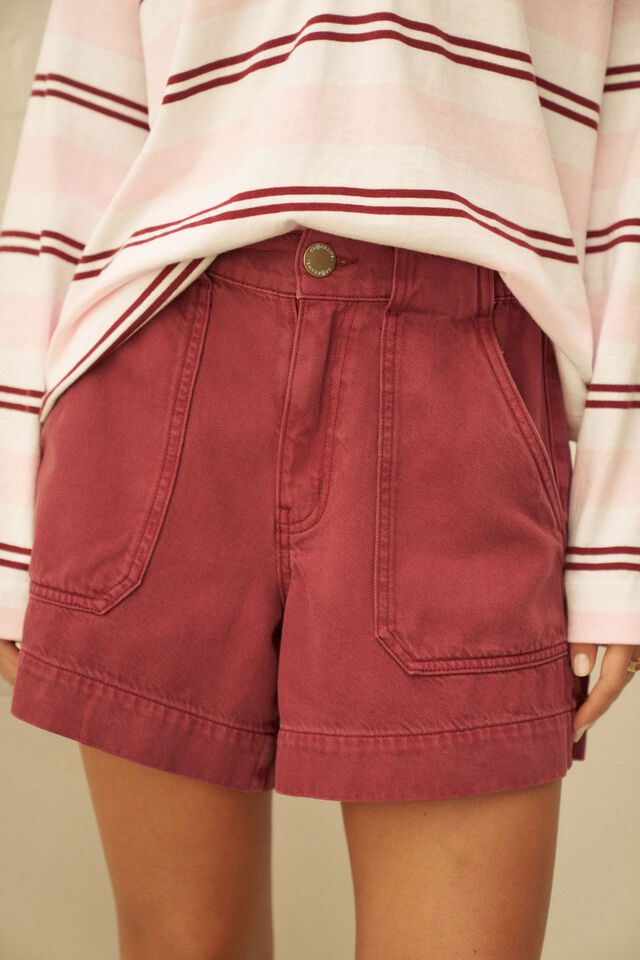 Weekender Short - Mulberry. Ceres Life