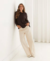 Ren Chocolate Knit Jumper