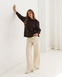 Ren Chocolate Knit Jumper