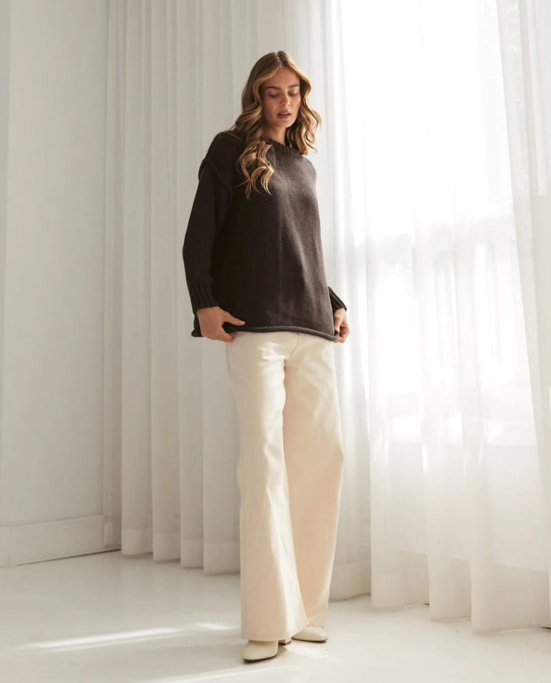 Ren Chocolate Knit Jumper