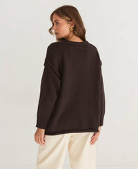 Ren Chocolate Knit Jumper