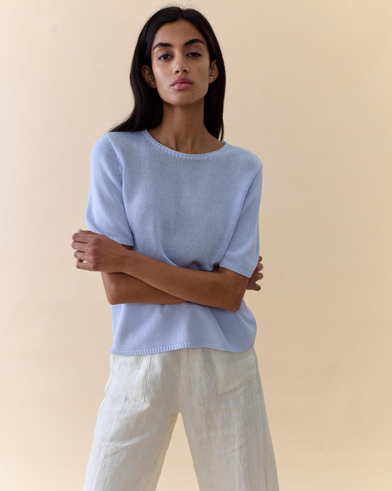 Summer Tee - Soft Blue