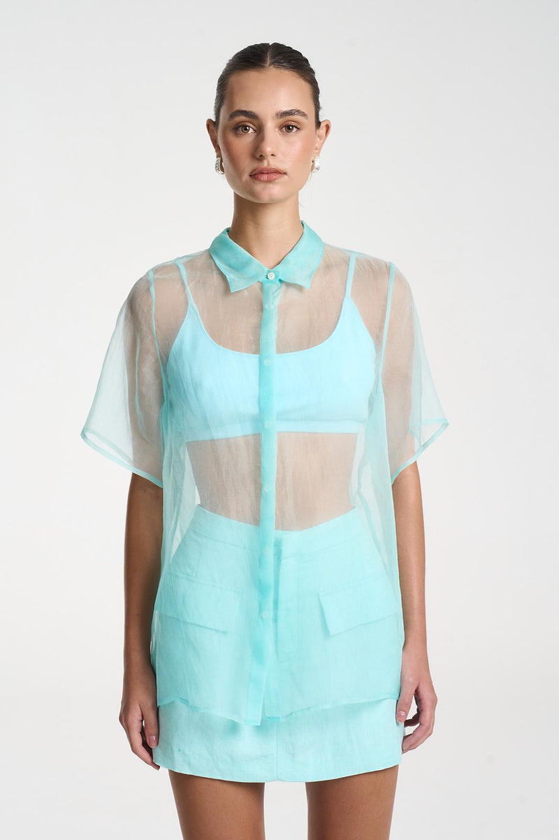 Romeo Shirt - Aqua