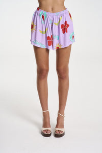Relaxed Short - Lilac Troppo
