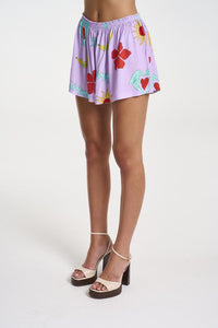 Relaxed Short - Lilac Troppo