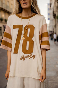 Homecoming Oversized Biker Tee