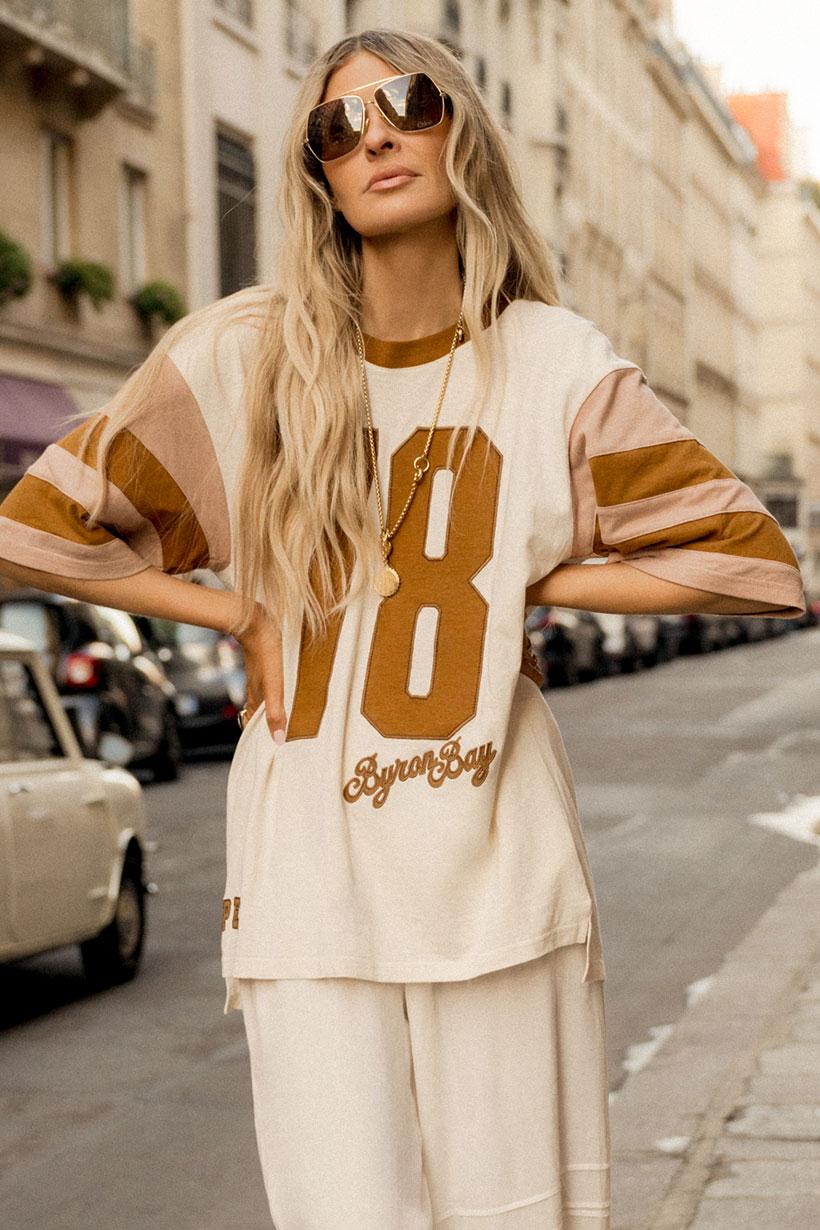 Homecoming Oversized Biker Tee