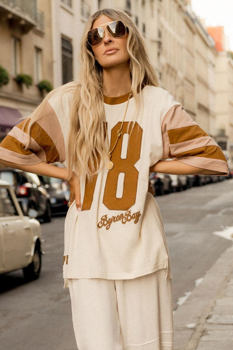 Homecoming Oversized Biker Tee