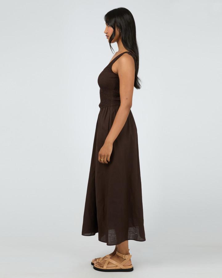 Essential Maxi Dress - Brown