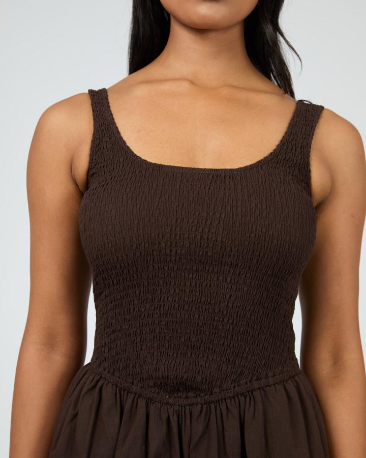 Essential Maxi Dress - Brown