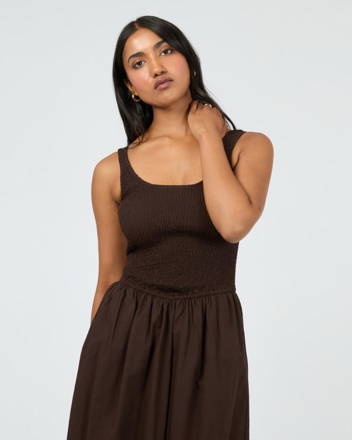 Essential Maxi Dress - Brown
