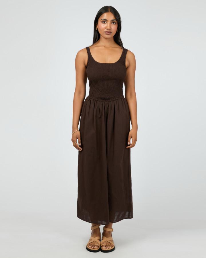 Essential Maxi Dress - Brown