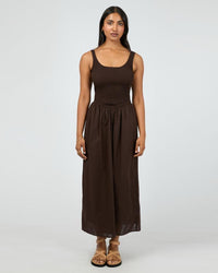 Essential Maxi Dress - Brown