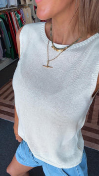 Summer Tank - Cream