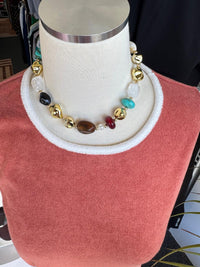 Muse Multi-Stone Statement Necklace