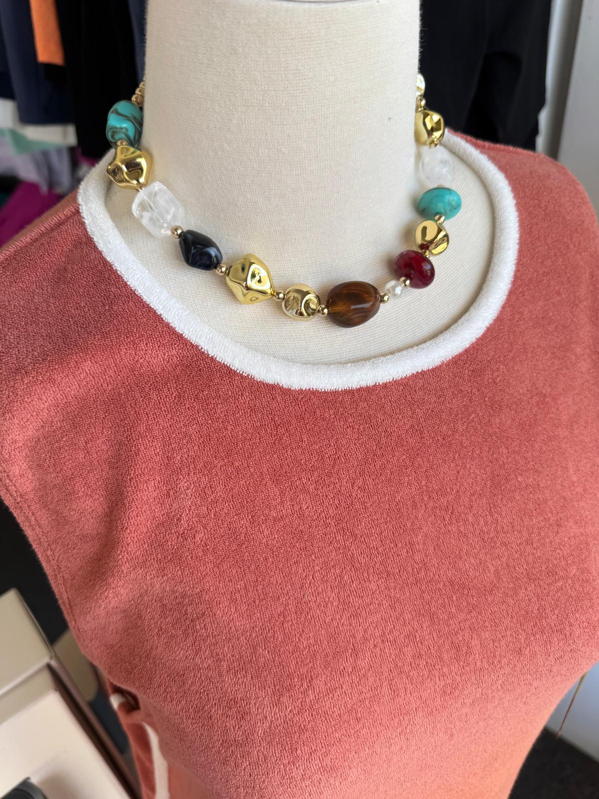 Muse Multi-Stone Statement Necklace