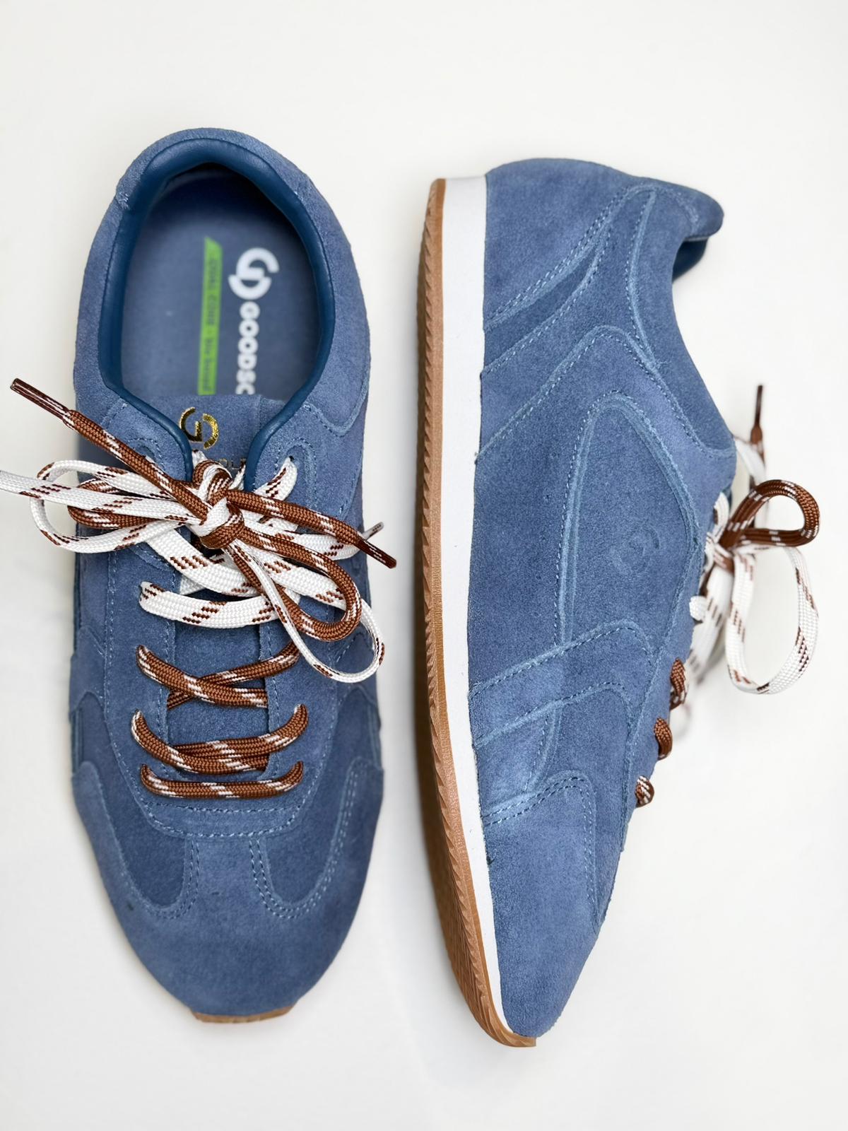 Goodsole 3001 Balance - Peacock Blue Suede