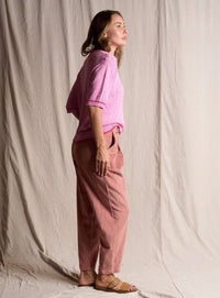 Nora Knit Tee - Bubblegum