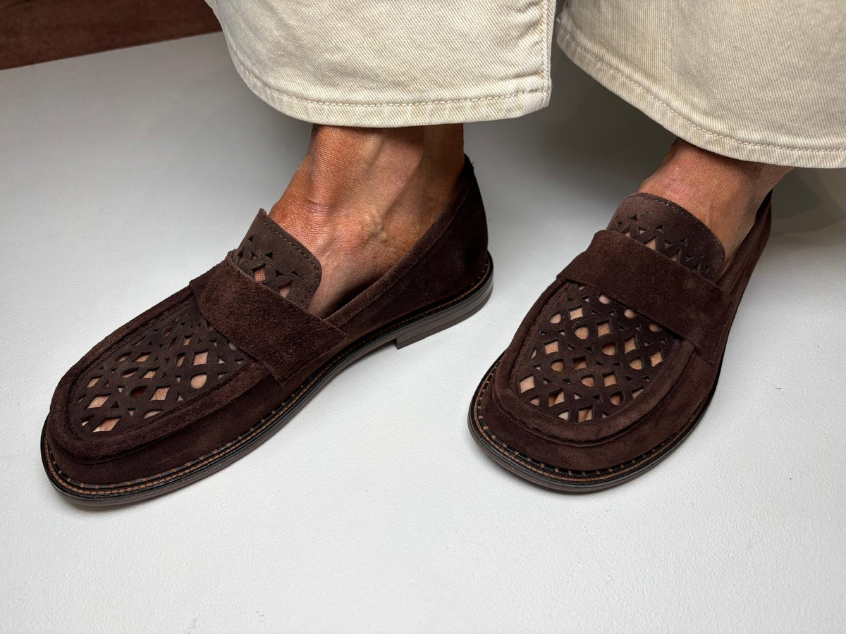 Luna Sole Jess - Brown Suede